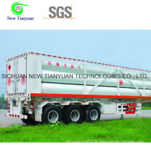 24.5m3 Capacity Container Semi-Trailer with 10 Tubes